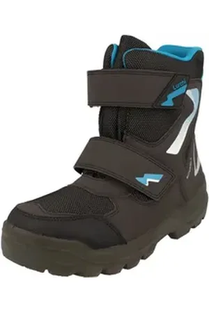 Lurchi 63L1033010 Jungen Schuhe Sympatex Stiefel gefüttert Winterboots Klettverschlüsse schwarz 31 EU