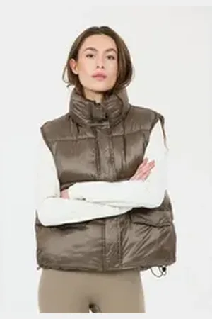 Athlecia Steppweste Prinsloo mit innovativer Primaloft-Technologie beige|grau|grün 40