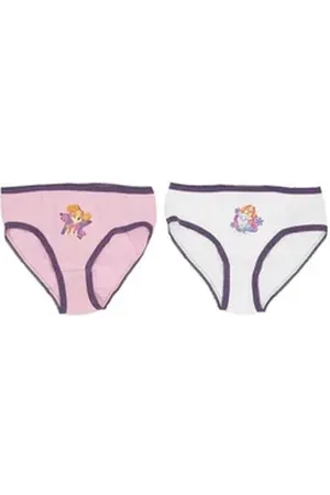 Paw Patrol Slip Unterwäsche 2er Set Slips für Mädchen 100% Baumwolle 98/104 cm