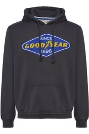 Goodyear Rundhalspullover Sausalito Kapuzensweatshirt schwarz L