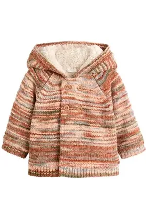 Next Strickjacke Baby Kapuzenstrickjacke (1-tlg) braun 80-86 (12-18 Mon.)