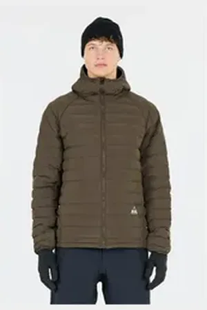 SOS Skijacke Furano mit innovativer Beschichtung und Wattierung braun XL