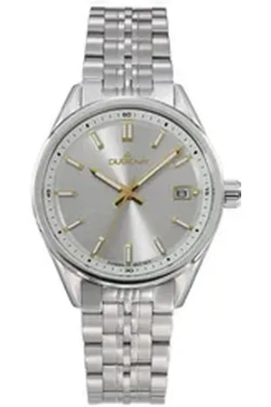 DUGENA Quarzuhr Damen-Armbanduhr Pretty, Quarzwerk, wasserdicht, 10 bar silberfarben