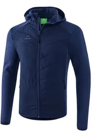 Erima Sweatjacke Steppjacke Freizeitjacken Herren Polyester blau XL