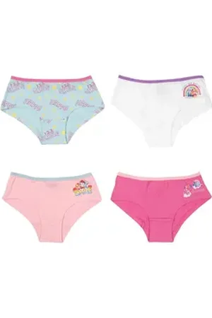 Petrol Industries PAW PATROL Slip Paw Patrol Mädchen Slips im 4er Pack 100% Baumwolle fröhliche Designs 110/116 cm