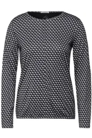 CECIL Langarmshirt grau L