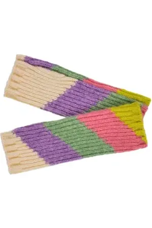Seeberger Strickhandschuhe Strick Stulpen mit besonderen Streifen 19472-0 bunt
