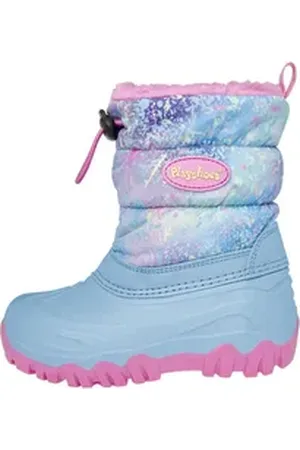Playshoes Winter-Bootie Regenbogen Winterboots blau 32-33 EU