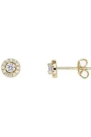 Xenox Paar Ohrstecker STAR DIAMANT Ohrstecker Damen Echtgold 585/ Diamant 0,30ct