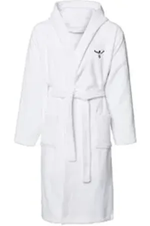 CHIEMSEE Bademantel Bathrobe Unisex, Baumwolle weiß XXXL