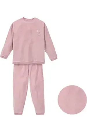 People Wear Organic Pyjama Nicki aus Bio-Baumwolle rosa 122/128