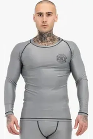 Benlee Rocky Marciano Trainingsanzug Mossburn langärmeliges Funktionsshirt schmale Passform grau XL