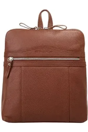 Betty Barclay Cityrucksack, echt Leder braun