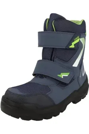 Lurchi 63L1033010 Jungen Schuhe Sympatex Stiefel gefüttert Winterboots Klettverschlüsse blau 38 EU