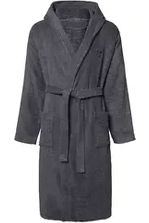 CHIEMSEE Bademantel Bathrobe Unisex, Baumwolle grau XXXL