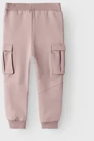 NAME IT Sweathose NMNOli (1-tlg) Drapiert/gerafft lila 86