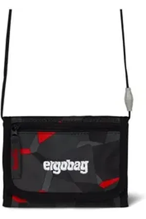 Ergobag Geldbörse Brustbeutel (Portemonnaie), Inklusive Münzfach grau|lila