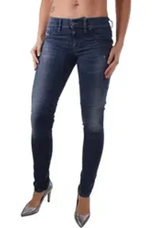 Diesel Jeansjeggings Livier 0R841 Damen Jeans Hose Slim Jeggings blau