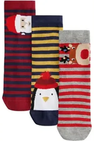 Next Kurzsocken Baby Weihnachtssocken, 3er-Pack (1-Paar) schwarz 23-26