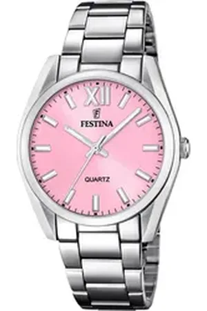 Festina Quarzuhr Boyfriend Collection F20622/M, Armbanduhr, Damenuhr, Edelstahlarmband, analog silberfarben