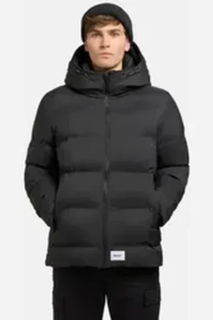 Khujo Steppjacke Silas2 Warme Herren Winterjacke mit großer Kapuze grau L (52)