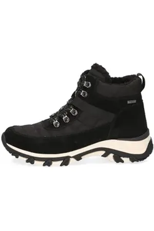 Caprice Tex Damen Stiefellette 9-26227-43-019 black combi Stiefelette schwarz 40 EU
