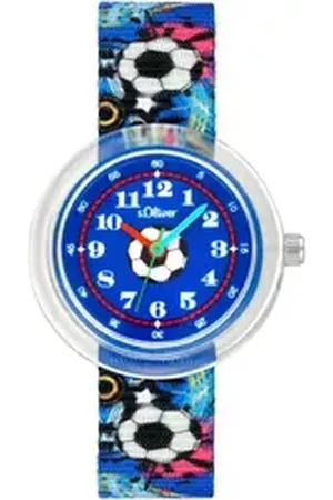 QS by s.Oliver Quarzuhr 2037721, Armbanduhr, Kinderuhr, ideal auch als Geschenk blau