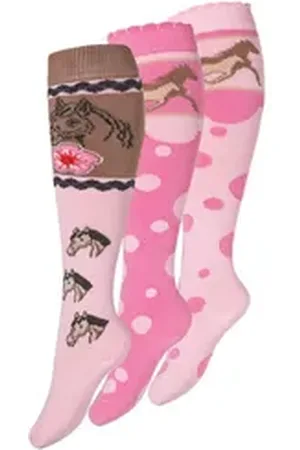 Cotton Prime® Kniestrümpfe (6-Paar) in angenehmer Baumwollqualität rosa 31-34