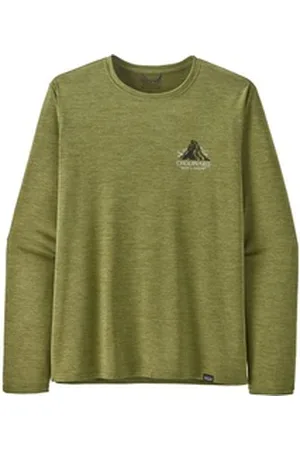 Patagonia Langarmshirt Herren Langarmshirt Cap Cool Daily Graphic Shirt - Lands grün M