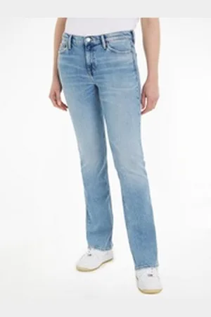 Tommy Hilfiger Bootcut-Jeans Maddie mit Markenlabel & Badge blau 34