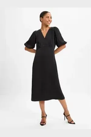 HUGO BOSS ORANGE A-Linien-Kleid C_Destinia schwarz S