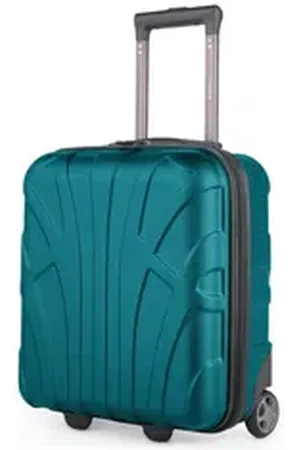 SUITLINE Handgepäckkoffer S1, 2 Rollen, EasyJet Trolley 45x36x20 cm Underseat kleiner Koffer Flugzeug 30 L grün