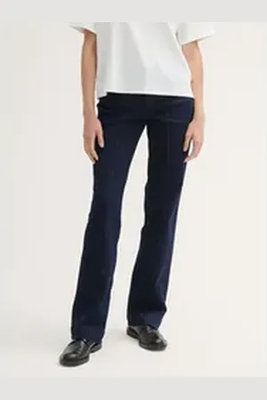 TOM TAILOR Straight-Jeans TTALEXA Straight Jeans mit Ziernaht blau 33/32