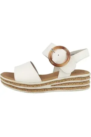 Gabor 44.550 Damen Keilsandalette weiß 41 EU