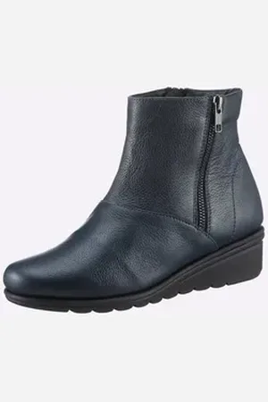 airsoft comfort+ Stiefelette Stiefelette weiche Polsterung, Federleicht blau 39 EU