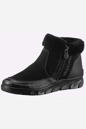 airsoft modern+ Stiefelette Stiefelette Flexible Laufsohle, Federleicht, Wechselfußbett schwarz 40 EU