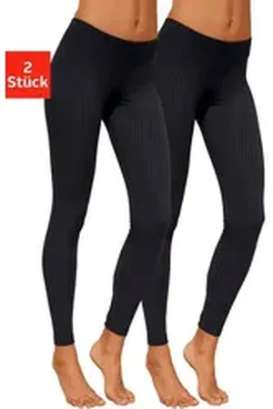 vivance collection Leggings (2er-Pack) im Doppelpack schwarz 32/34