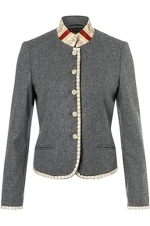 Wiesnkönig Trachtenjacke Janker Sophie grau 44