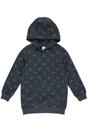 Green Cotton Kapuzensweatshirt Sweatshirt mit Sternen blau 116