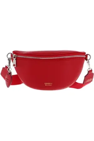 Seidenfelt Manufaktur Umhängetasche Beltbag rot