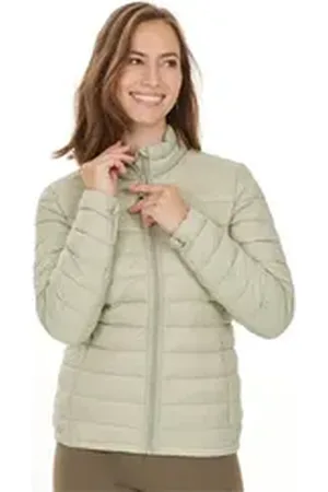 Whistler Steppjacke Tepic W Pro-lite mit Kinnschutz und kuscheliger Wattierung grün|orange 50