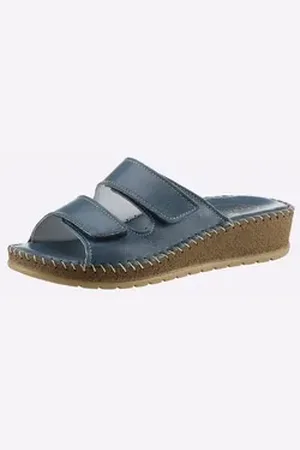 airsoft comfort+ Pantolette Pantolette blau 40 EU
