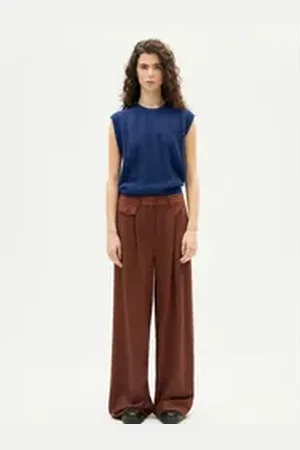 Thinking Mu Bundfaltenhose Pat Pants braun 36