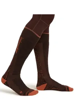 Icebreaker Skisocken W Mer Ski+ Medium OTC Mountain Contour BITTERSWEE/CEDARWOO/BLACK S