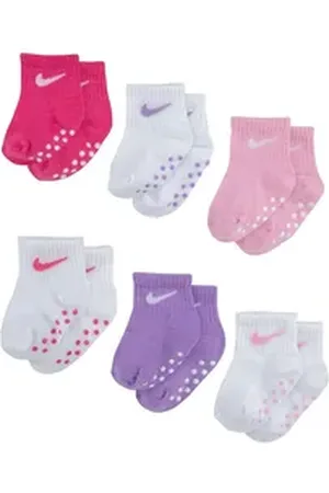 Nike Sportswear ABS-Socken POP COLOR GRIPPER INFANT/TODDLER AN (Set, 6-Paar) für Babys lila|rosa 68-80