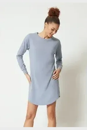 Skiny Sleepshirt Night In Mix & Match blau 40