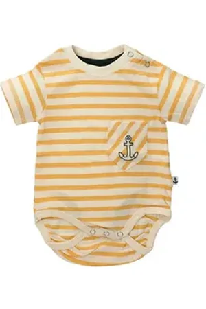 eBBe Kids Body Body Anker Streifen (1-tlg) 100% Baumwolle weiß 56 (Neugeborene)