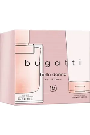 Bugatti Duft-Set Bella Donna for her GP EdP 60 ml + 100 ml SG, 2-tlg., mit zeitlosem Stil weiß
