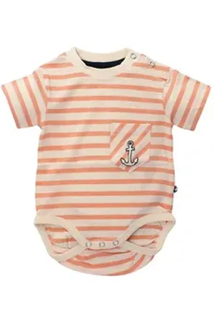 eBBe Kids Body Body Anker Streifen (1-tlg) 100% Baumwolle weiß 68 (3-6 Monate)