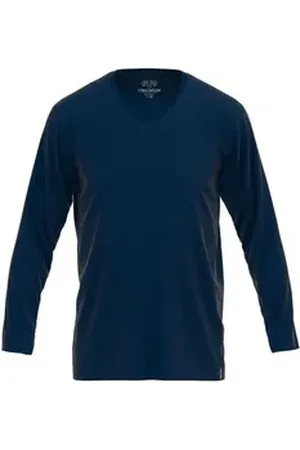 Ceceba Longshirt 30911 (Doppelpack) in reiner natürlicher Baumwoll Qualität blau 56